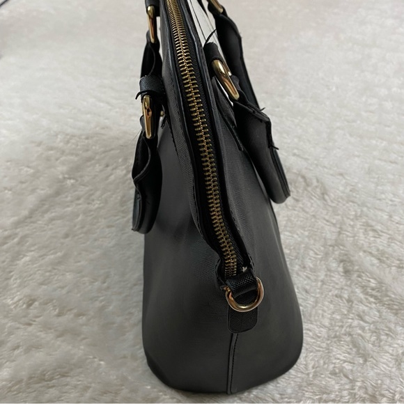 Miztique Black with Racer-Stripe Handbag Zipper Purse - Picture 3 of 13